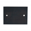 Trunk Emblem Rubber Pad - Molded Rubber with Bead - 1940 Car