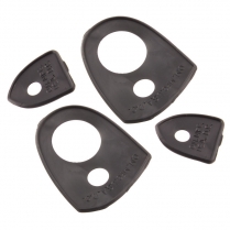 Outside Door Handle Pads - 1950-51 Ford & Mercury Car