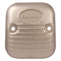 Cushman Script Valve Cover - Silver Eagle - 1962-65 Cushman Scooter 