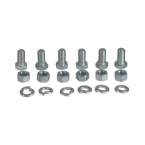 Rim Bolt Set - Zinc - Set of 6 - 1946-65 Cushman Scooter