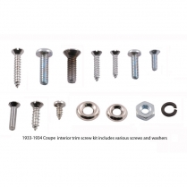 Interior Trim Screw Kit - Stainless - Phaeton - 1933-34 Ford Car  