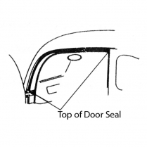 Top of Door Seals - 1935-36 Ford Car