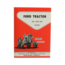 Owners Manual - 1958-62 Ford Tractor