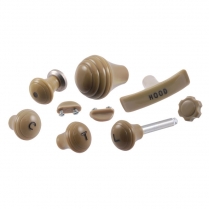 Dash Knob Set - Grayish Tan - 1947-48 Ford Car  