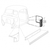 Cab Corner - LH - 1948-52 Ford Truck