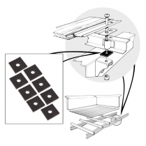 Bed Frame Pad Set - 1948-52 and 1957-72 Ford Truck