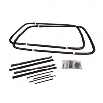 Rear Door & Quarter Glass Anti-Rattler Kit - 4 Door - 1939-40 Ford Car  