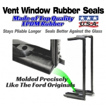 Vent Window Rubber Seals - Victoria - 1955 Ford Car