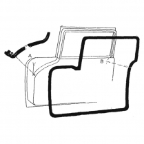 Door Seal Kit - Sedan and Wagon - 1955-56 Ford Car