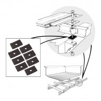 Bed Frame Pad Set - 1953-87 Ford Truck
