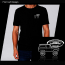 Classic Ford BRONCO - Black with Full Color Graphics T-Shirt