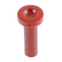 Door Lock  Rod Knob - Red Plastic - 1958-64 Ford Car