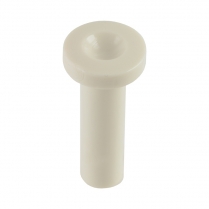 Door Lock Rod Knob - White Plastic - 1958-64 Ford Car