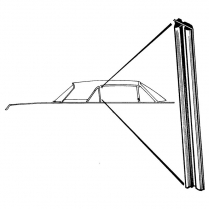 Quarter Window Seals - Pair - 1961-63 Ford Thunderbird