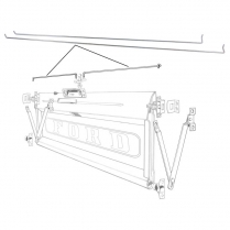 Tailgate Release Rod - Pair - 1964-72 Ford Truck