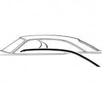 Roof Rail Seals - Hardtop - 1966-67 Ford Fairlane