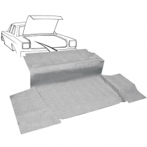 Trunk Mat - Plaid Vinyl With Cloth Backing - 1966-67 Ford Car