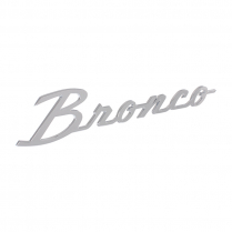 Fender Emblem - Chrome Plated - "Bronco" - 1966-77 Ford Bronco, 2021-Up Ford Bronco