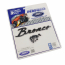 Bronco Script & Horse Emblem Set - Universal - Peel & Stick Application - Satin Black - 1966-96 Ford Bronco, 2021-Up Ford Bronco