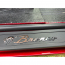 Bronco Script Scuff Plates - Black with Chrome Script - 1966-77 Ford Bronco