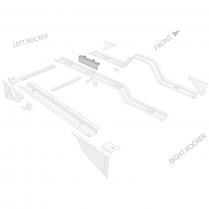 Front of Auxiliary Tank Support - 1968-77 Ford Bronco