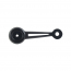 Inside Window Crank Handle - Satin Black - 1968-72 Ford Truck, 1968-77 Ford Bronco, 1968-70 Ford Car