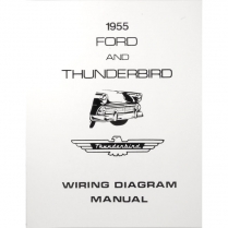 Book - Wiring Diagram Manual - 1955 Ford Car  