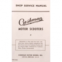 Shop Manual - 50 Series - 1946-48 Cushman Scooter 