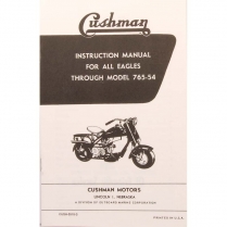 Eagle Instruction Manual - 1955-57 Cushman Scooter