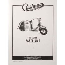 Cushman 60 & 710 Series Parts Book - 1949-56 Cushman Scooter 