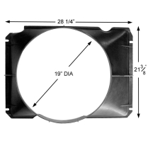 Fan Shroud - Radiator - 302ci. - 1969-79 Ford Truck