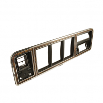 Instrument Cluster Bezel -  Woodgrain - w/ Integral A/C - 1973-79 Ford Truck, 1978-79 Ford Bronco