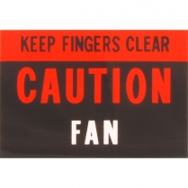 Decal - Fan - Caution - 1964 Ford Car  