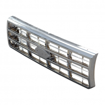 Grille - Chrome - Aftermarket - 1987-91 Ford Truck, 1987-91 Ford Bronco