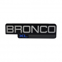 Name Plate - Front Fender "Bronco XL" - 1994-96 Ford Bronco