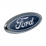 Grille or Liftgate Emblem - Peel and Stick - 1983-96 Ford Truck, 1984-96 Ford Bronco 3/4 view