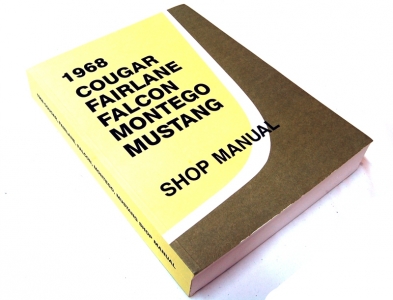 Book Manual - 1968 Ford Car cover view