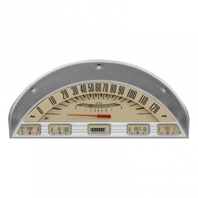 Instrument Cluster - Tan - 1956 Ford Truck