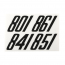 Restoration Decal Kit - 801 - Powermaster - 1958-62 Ford Tractor decal 2