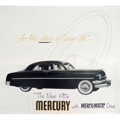 Sales Brochure - Mercury - 1951 Ford Car cover photo