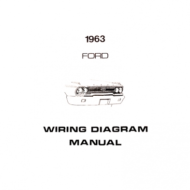 Book - Wiring Diagram Manual - Galaxie - 1963 Ford Car cover photo