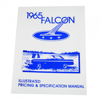 1965 Falcon Illustrated Pricing and Specification Manual - 1965 Falcon Ford Car cover photo