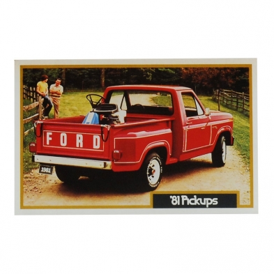 Postcard - Ford Dealership - 1981 Ford Truck