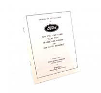 Radio Installation Manual - 1936 Ford Car