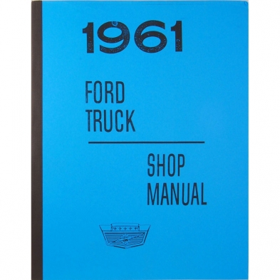 Shop Manual - 1961 Ford Truck Cover photo