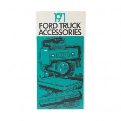 1971 Ford Truck Accessories Sales Brochure - 1971 Ford Truck Cover view