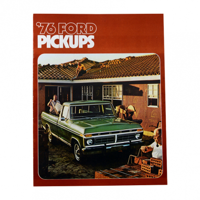 1976 Ford Truck Sales Brochure - 1976 Ford Truck Cover view