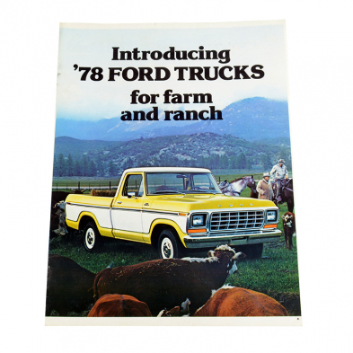 Introducing 1978 Ford Trucks for Farm and Ranch - 1978 Ford Truck Cover view