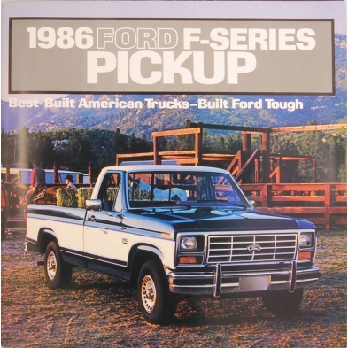 Sales Brochure - F-Series Truck - 1986 Ford Truck Cover