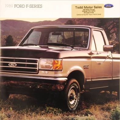 Sales Brochure - F-Series Truck - 1989 Ford Truck Cover